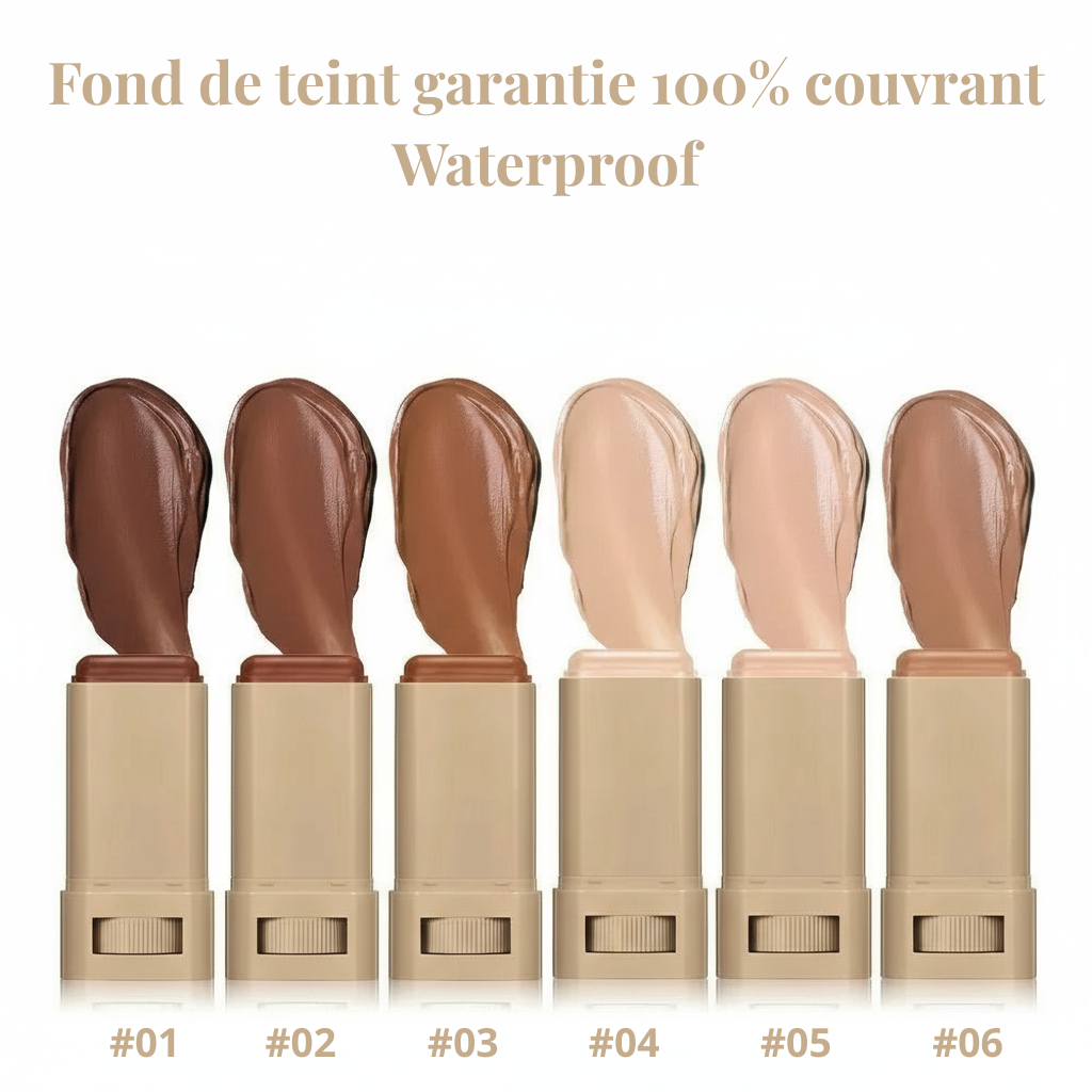 Stick teint parfait - Waterproof, Longue Tenue, Matifiant & Hydratant